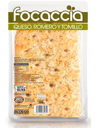 Focaccia de queso de Mercadona