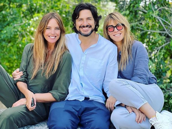 Íñigo Afán de Ribera con sus amigas Estefanía Luyk y Raquel Meroño