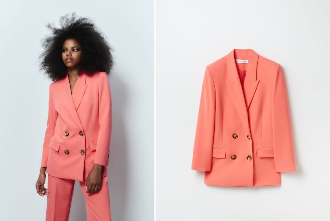 La chaqueta cruzada de Sfera más de moda