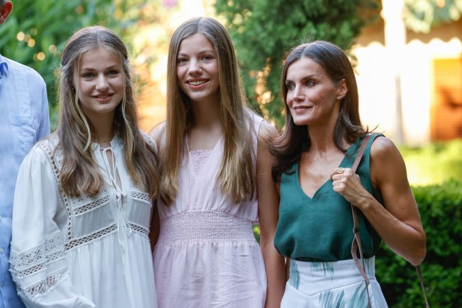 Leonor, Sofía y Letizia en us posado veraniego