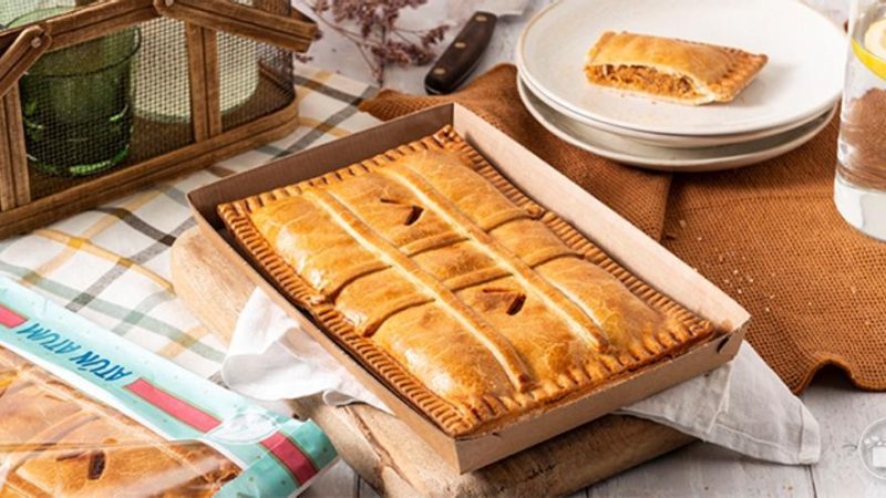 Empanada artesana de verduras y setas