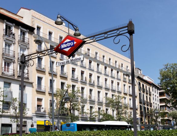 Metro Tirso de Molina en Madrid