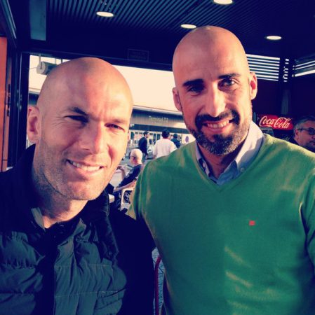 Nacho Rodriguez con Zidane Merca2.es