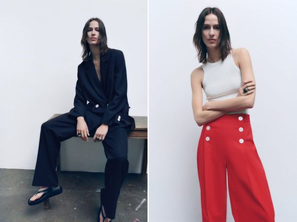 Pantalones anchos de Zara