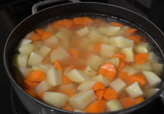 Pon a cocer las verduras