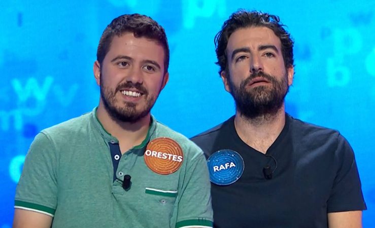 Rafa y Orestes en Pasapalabra