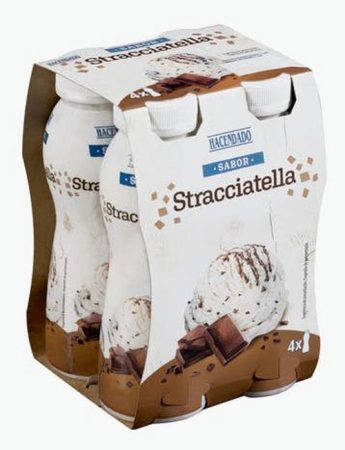 Yogur líquido de Straciatella de Mercadona