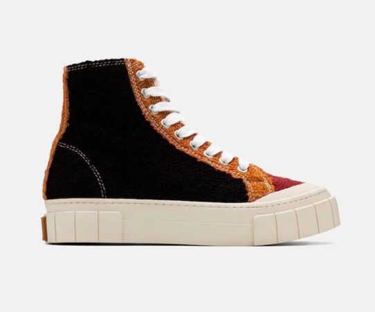 Zapatillas de mujer en multicolor altas de lona Merca2.es