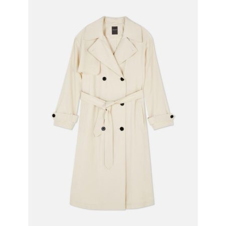 Gabardina de doble botonadura