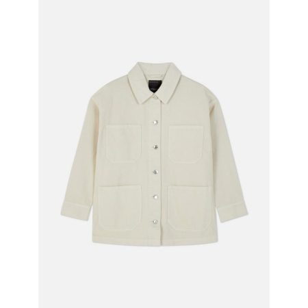 Sobrecamisa vaquera de corte boyfriend y diseño al estilo de la ropa de trabajo de Primark