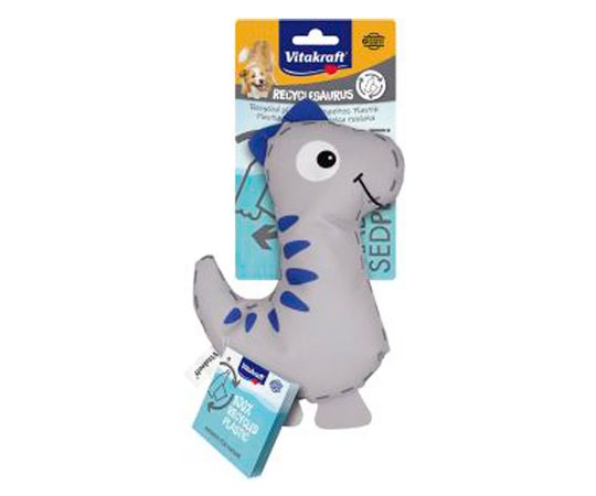 Juguete canino dino grande gris VITAKRAFT 1 ud