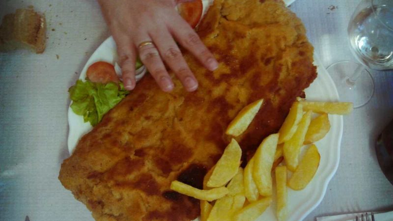 Freímos el cachopo asturiano