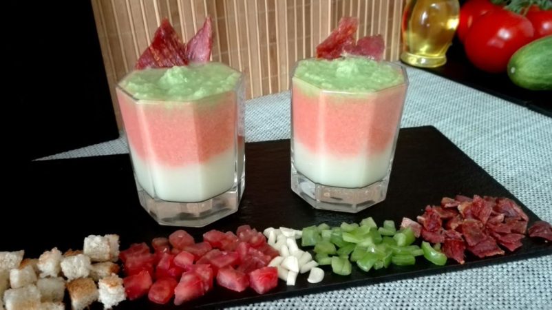  espuma de gazpacho