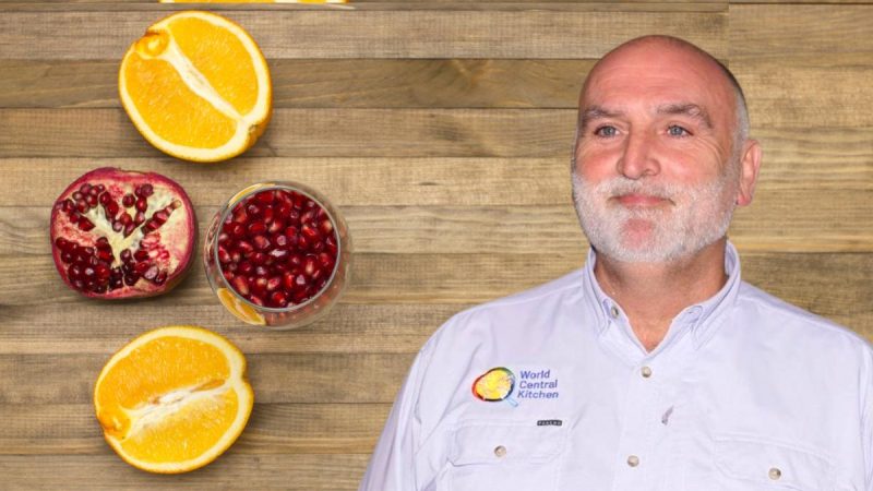 Naranjas al vino tinto de José Andrés