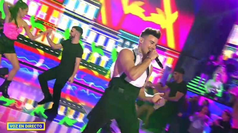 Actuación de Ángel Capel en Mediafest Night Fever