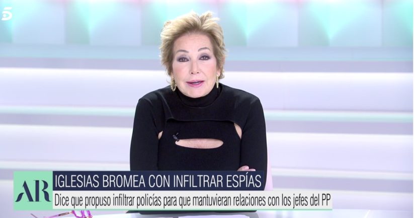 Después de que Ana Rosa dijera unas palabras de Pablo Iglesias, este decidió demandarle