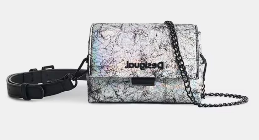 Bandolera pequena plateada Merca2.es