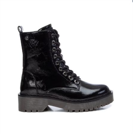 Botines de mujer color negro con cierre de cremallera