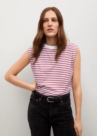 Camiseta de rayas de Mango