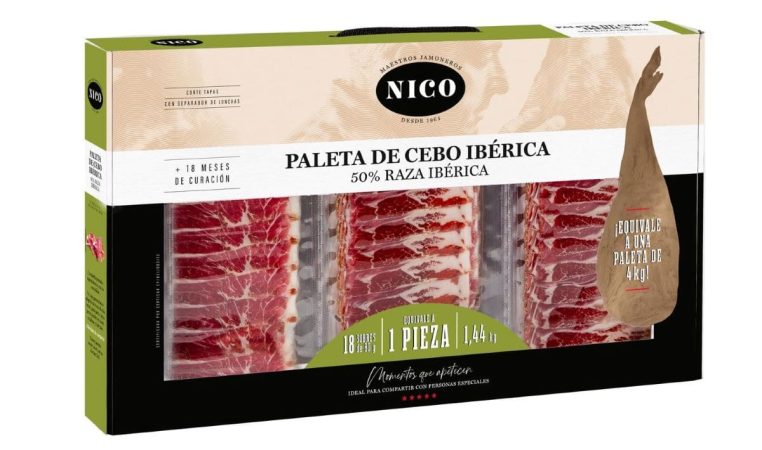 Oferta limitada en Carrefour: empaque de jamón ibérico de Jamones Nico con descuento