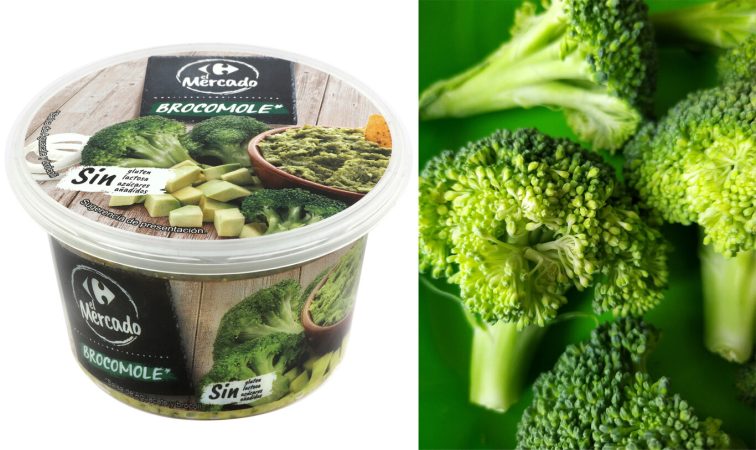 ¿Qué porcentajes nutricionales tiene el Brocomole?