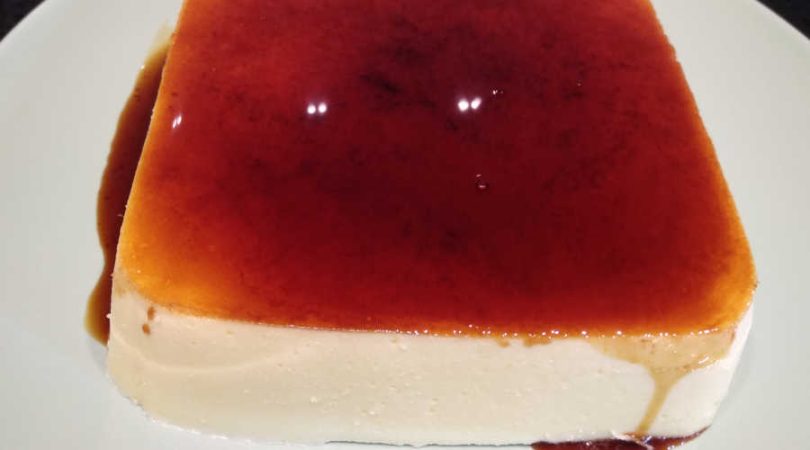 Ingredientes para hacer el caramelo del flan queso
