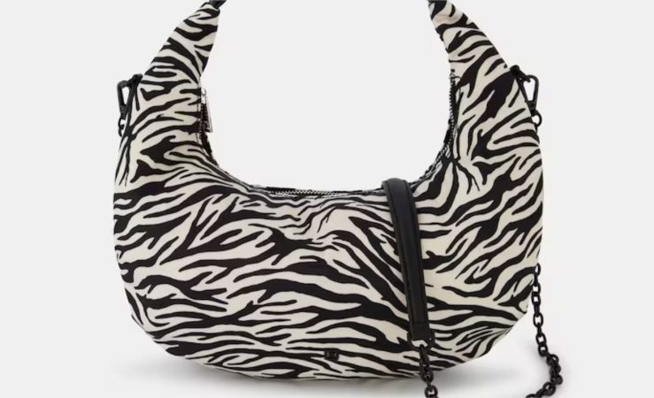 Hobo animal print en blanco y negro con asa adicional Merca2.es