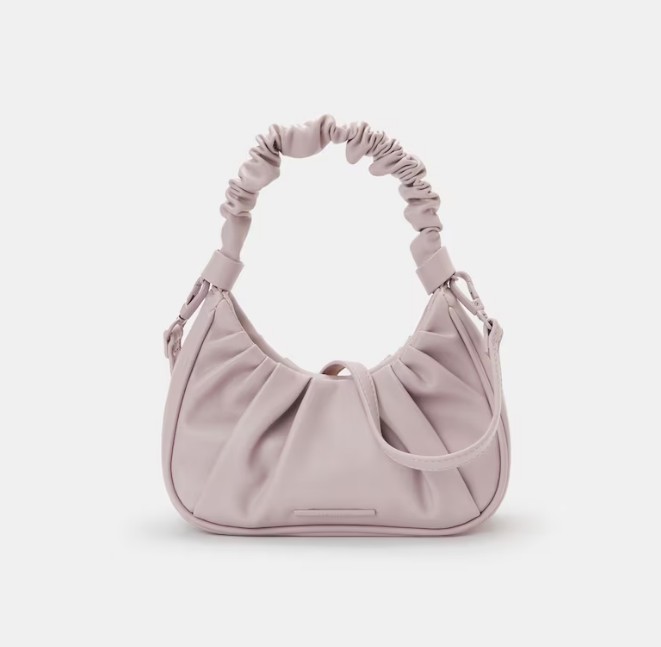 Hobo pequeño en lila con asa bandolera el corte ingles