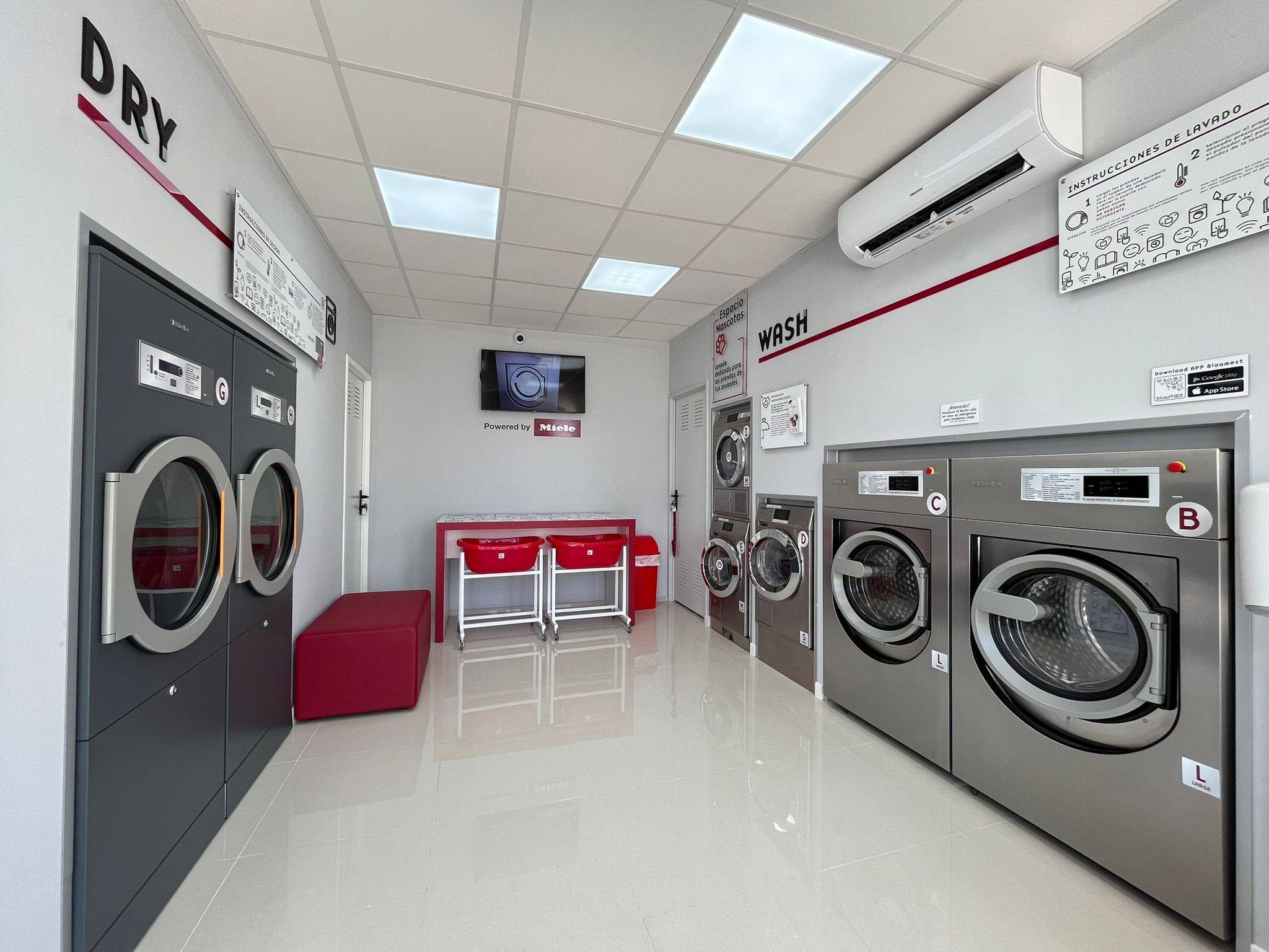 La subida de la luz y el gas en los hogares multiplica el uso de las lavanderías autoservicio de Miele