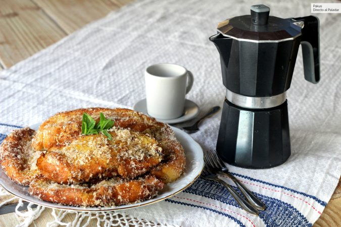 Torrijas con leche de coco de José Andrés