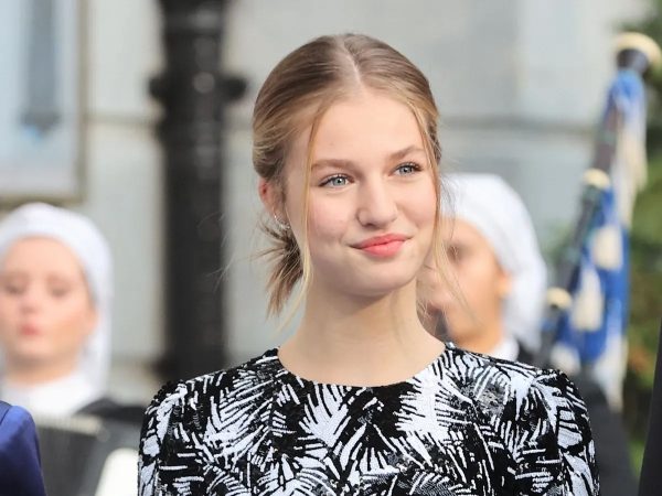 La princesa Leonor durante un acto público