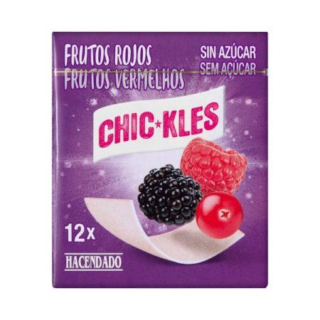 Las novedades de Mercadona que como siempre arrasarán en la cesta de la compra 49 Merca2.es Chicle frutos rojos lámina Hacendado, exclusivo de Mercadona