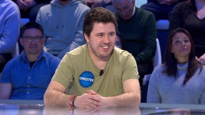 Orestes confiesa que odia el paintball en Pasapalabra