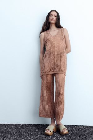 Pantalón de punto de Zara