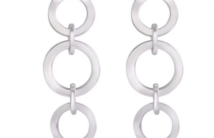 Pendientes Sira Essential de aleación de metal con baño de rodio el corte ingles