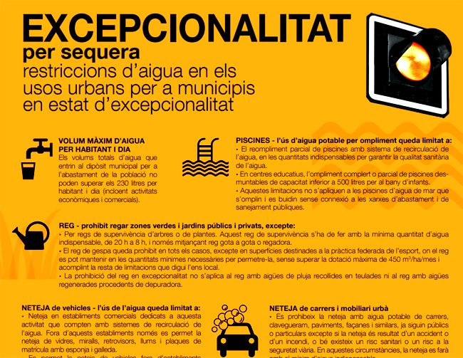 La asociación de agua regenerada Asersa critica la falta de previsión de la ACA y la desactualización del Plan de Sequía