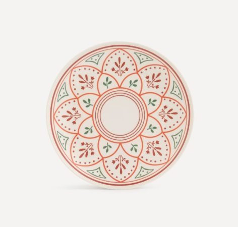 Plato de postre de melamina Flor Oasis Basics El Corte Inglés