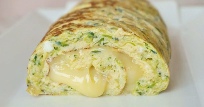 Prepara los rollitos de calabacín