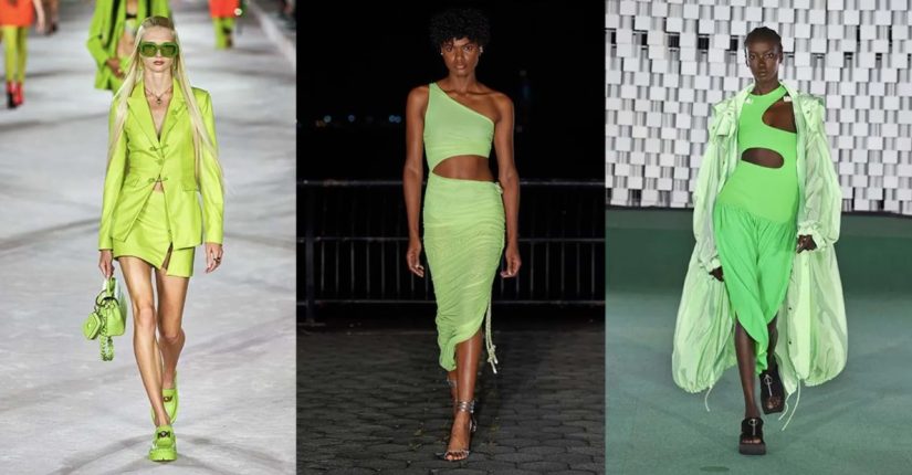 Verde neón, el color que teñirá la primavera 2023