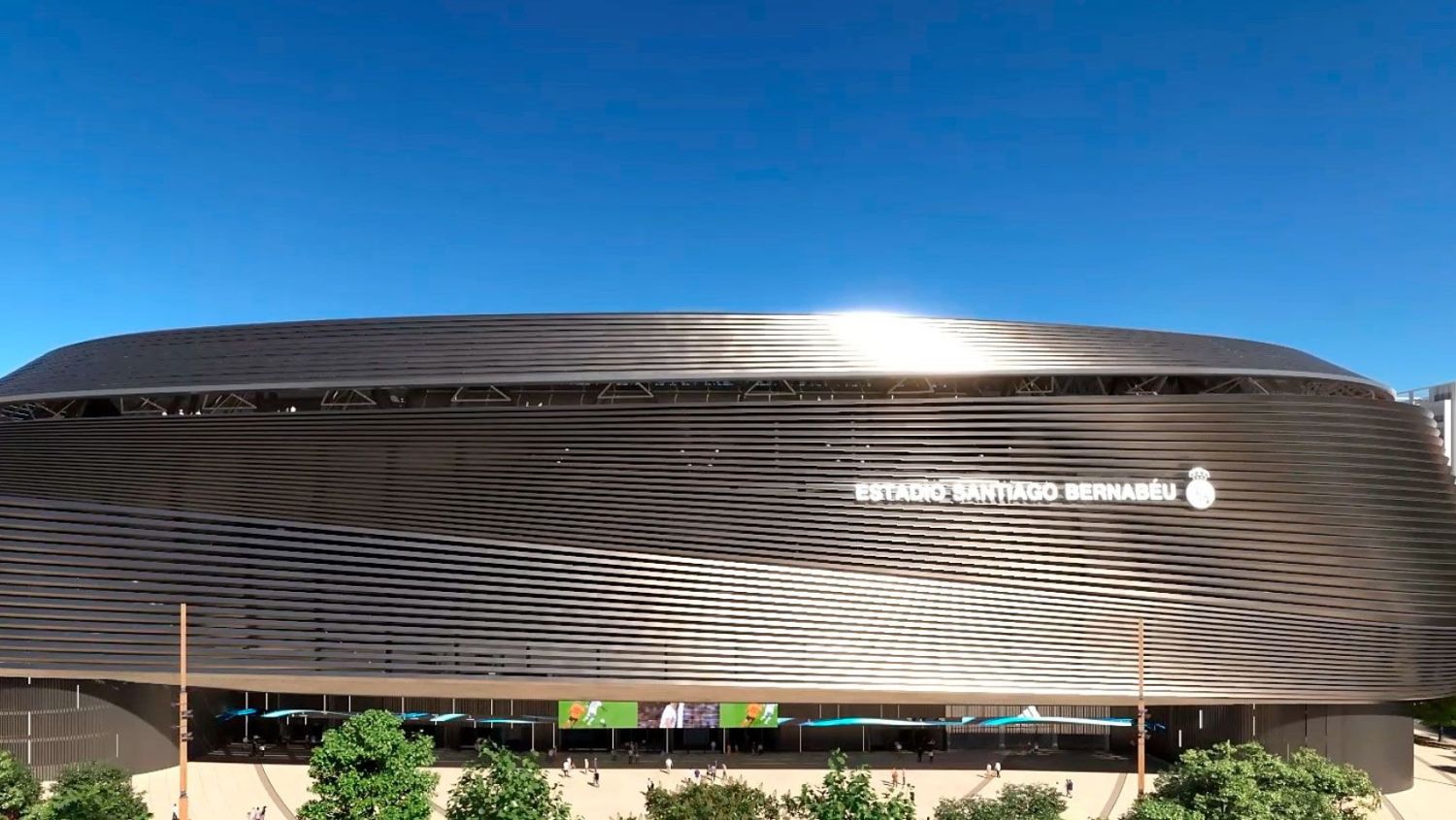 El nuevo Bernabéu coge forma antes del regreso de la Champions