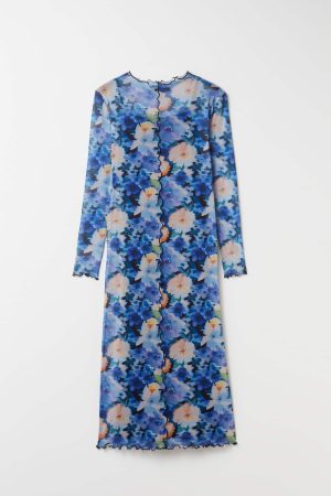 Vestido Tul Print de Stradivarius