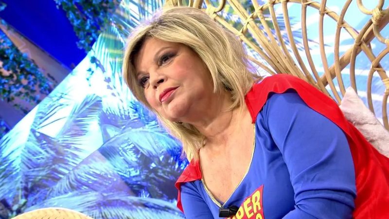 Terelu durante sus comentarios sobre Gabriela en Sálvame