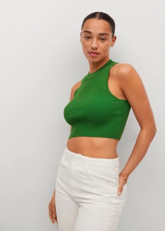 Top cropped de Mango