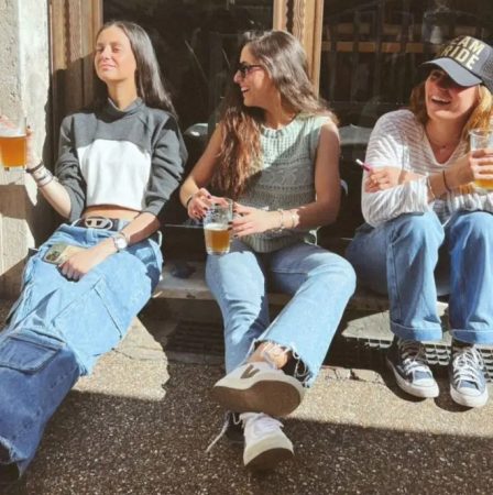 Victoria Federica tomando cerveza en Roma