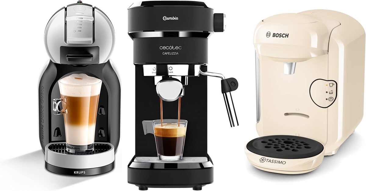 Krups, Cecotec y más: 10 cafeteras con descuento en Amazon