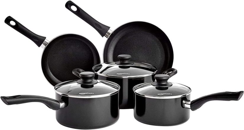 amazon juego basico cocina piezas sartenes cacerola cazuela