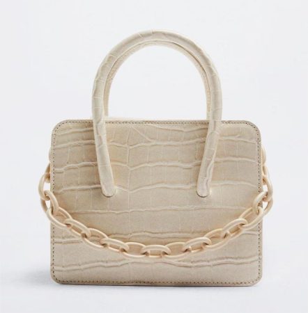 bolso estilo tote natural parfois el corte ingles
