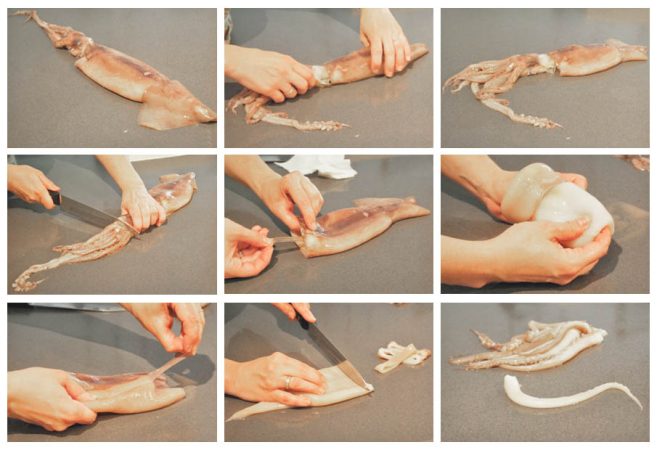 Tienes que pasar por el limpiado, porque los mejores son los que se compran enteros