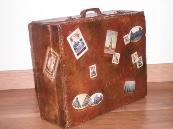 cd46267d39863f6a151a52632143d530 decoupage ideas suitcases Merca2.es