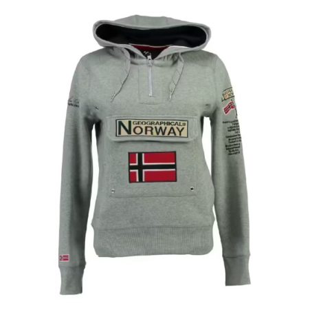 Sudadera de montaña y trekking con capucha Hombre Geographical Norway Gymclass Decathlon